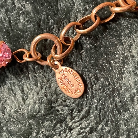 Pink rhinestone bracelet - Picture 5 of 5